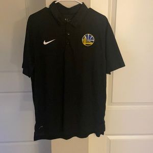 nike golden state warriors collared shirt